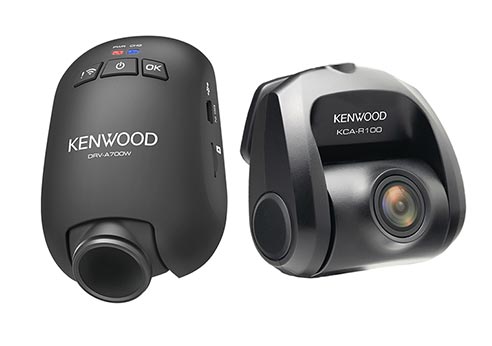 Kenwood DRV-A700WDP Front & Rear Camera Package with Wireless Link