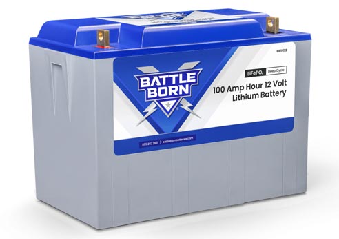 Battle Born 100Ah 12V LiFePO4 Deep Cycle Battery