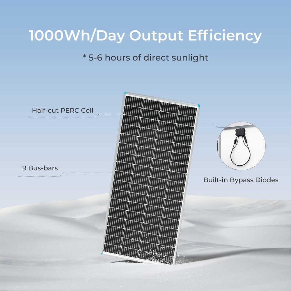 200w2 Renogy Solar Panel 200 Watt 12 Volt