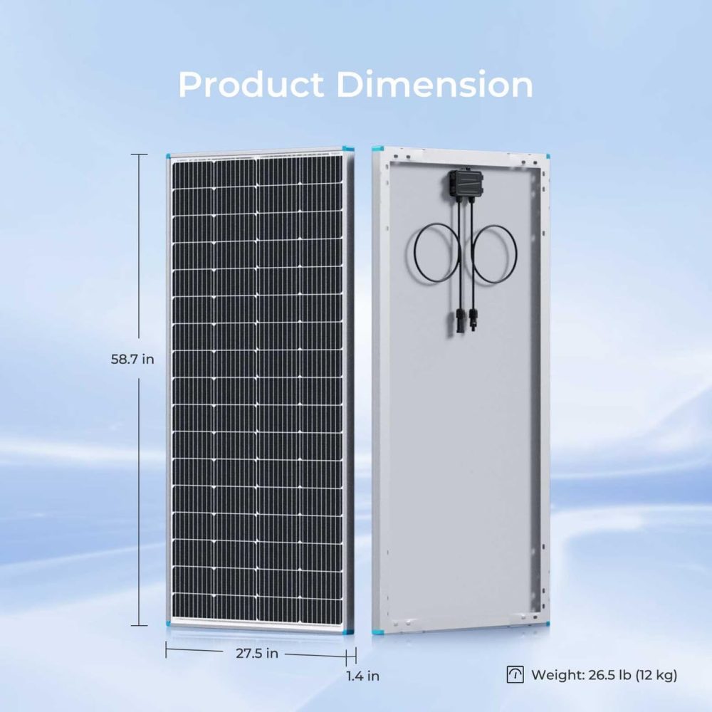 200w6 Renogy Solar Panel 200 Watt 12 Volt